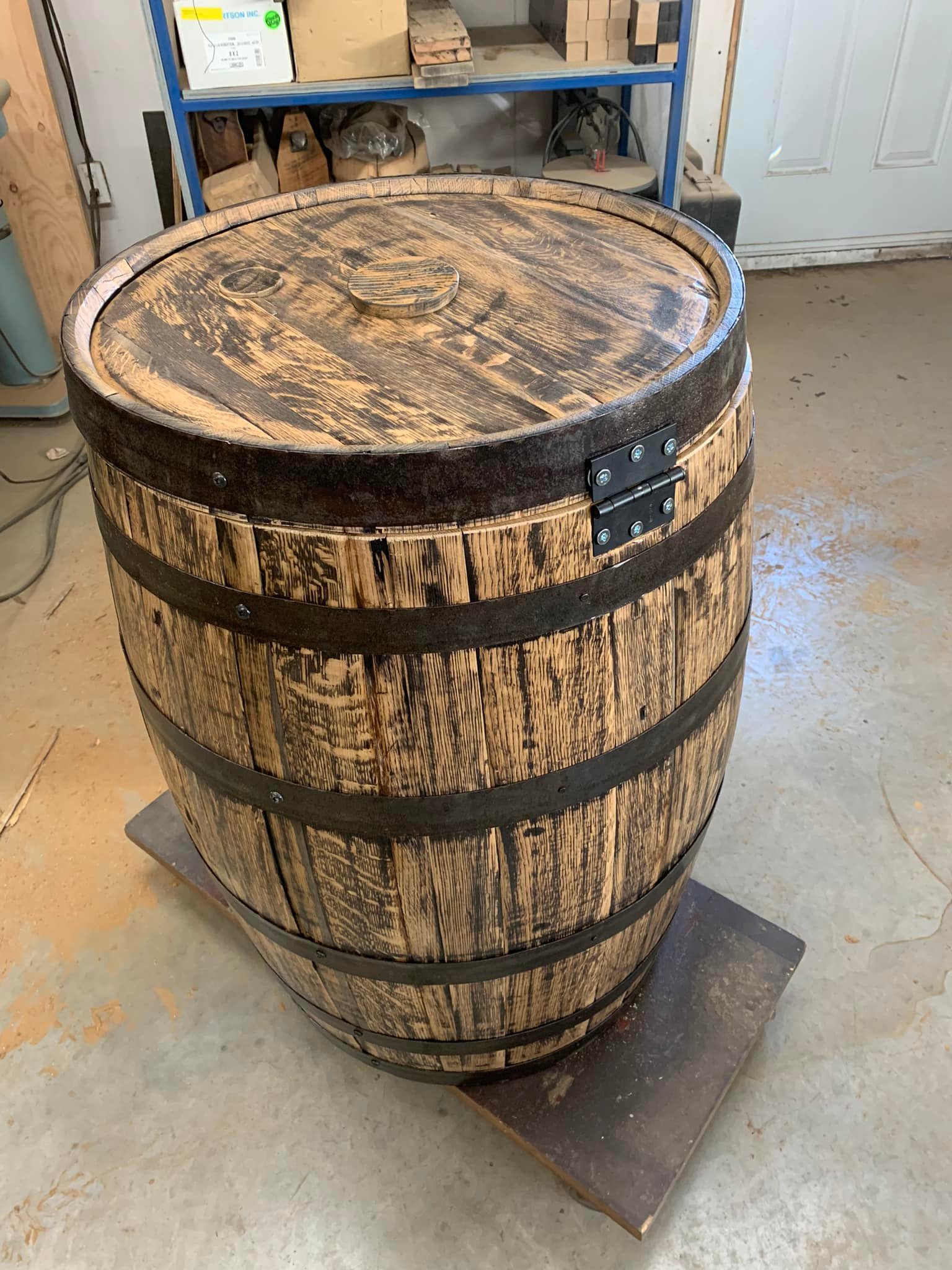 Tonneau à Vin En Chêne Avec Robinet Et Support - Décoratif Et Fonctionnel - Capacité 10L - Pour Vieillir Whisky, Vin, Spiritueux à La Maison